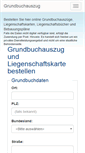 Mobile Screenshot of grundbuchauszug24.de